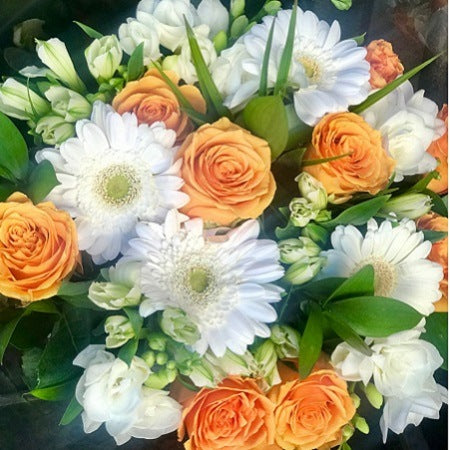 Sunny Peach bouquet