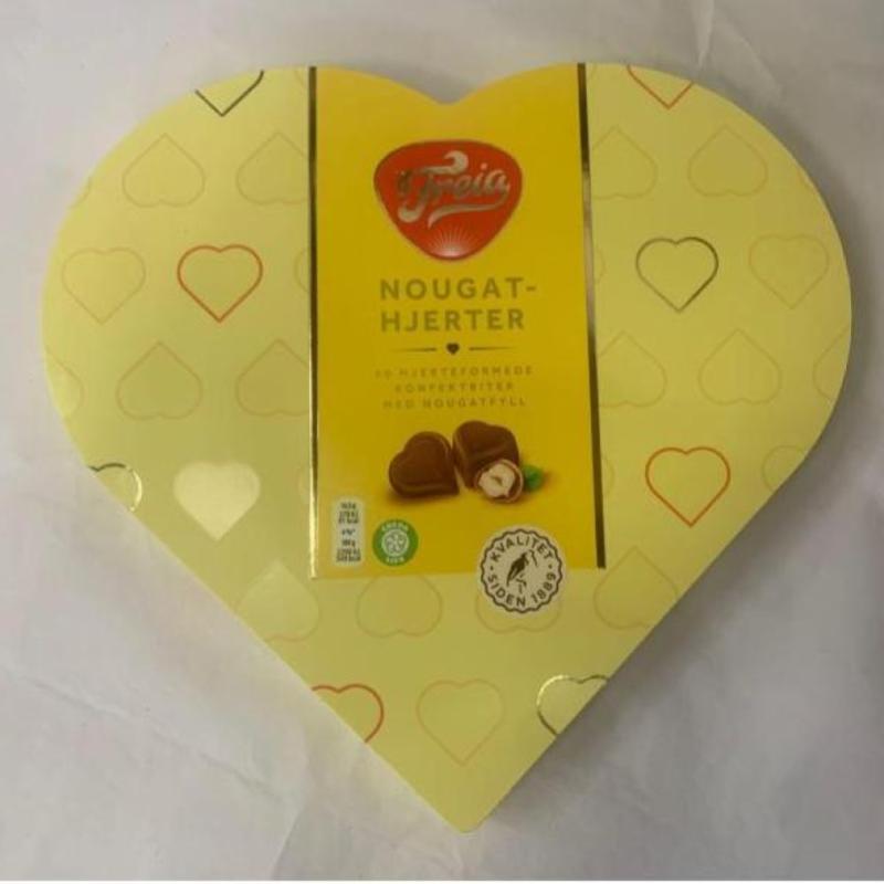 Nougat Hearts Chocolate